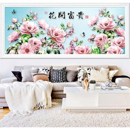  Brand: LucaSng LucaSng 5D DIY Diamond Painting Pictures Cross Stitch Resin Decoration for Home, Living Room, Bedroom - Flowers Butterfly Diamond Paintings Full Drill Pictures Large