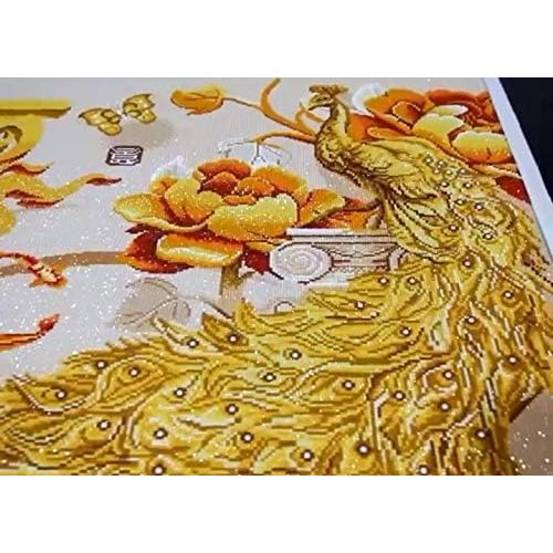  Brand: LucaSng LucaSng DIY 5D Diamond Painting Peacock Crystal Rhinestone Embroidery Large Pictures Painting Diamonds Art Craft for Home Wall Decor