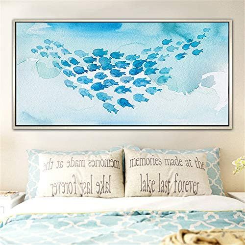  Brand: LucaSng LucaSng DIY Diamond Painting Painting Gift for Adults Children Painting By Numbers Kits,5D Diamond Painting Large - Fish, 180*90cm