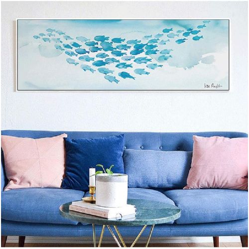  Brand: LucaSng LucaSng DIY Diamond Painting Painting Gift for Adults Children Painting By Numbers Kits,5D Diamond Painting Large - Fish, 180*90cm