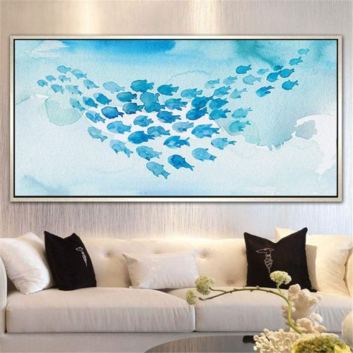  Brand: LucaSng LucaSng DIY Diamond Painting Painting Gift for Adults Children Painting By Numbers Kits,5D Diamond Painting Large - Fish, 180*90cm