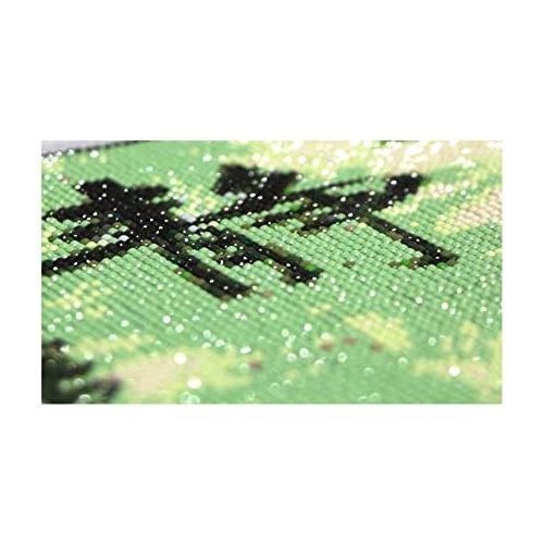  Brand: LucaSng LucaSng DIY Diamond Painting Idyllic Bamboo Tree Landscape Full Drill Large 5D Bamboo Diamond Painting Embroidery Full Set Pictures for Home Wall Decor Painting Cross Stitch