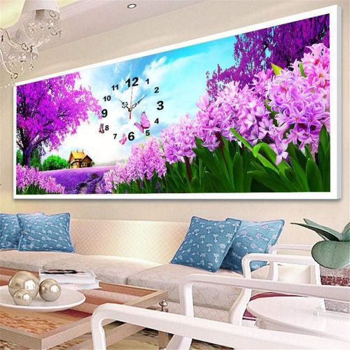  Brand: LucaSng LucaSng DIY 5D Diamond Painting Full Drill Set, Crystal Embroidery Flower Diamond Painting Decoration Large Arts Craft Decor for Home Wall Decor