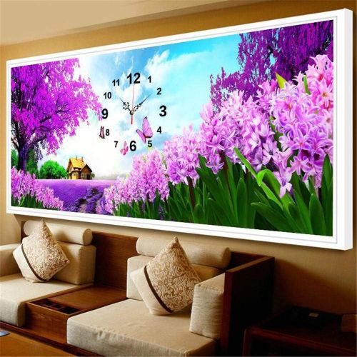  Brand: LucaSng LucaSng DIY 5D Diamond Painting Full Drill Set, Crystal Embroidery Flower Diamond Painting Decoration Large Arts Craft Decor for Home Wall Decor