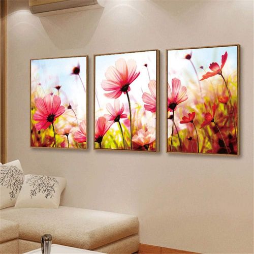  Brand: LucaSng LucaSng 5D Diamond Painting Kit Full Diamond Painting DIY Handmade Adhesive Picture with Digital Sets Flower Cross Stitch Wall Decoration Set Full Large, 150*70cm