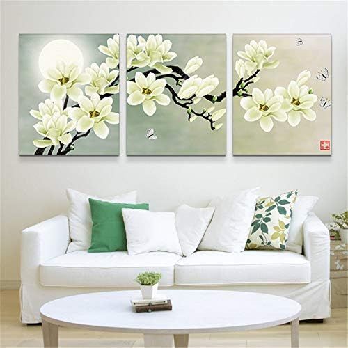  Brand: LucaSng LucaSng 5D DIY Magnolia Flower Diamond Painting Painting Kit,Full Drill Embroidery Art Decoration,Paint with Diamonds Full Pictures Large