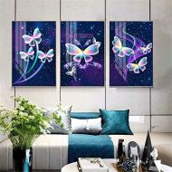 Brand: LucaSng LucaSng Diamond Painting Set 5D Diamond Painting Full Embroidery Large Pictures DIY Butterfly Handmade Adhesive Painting 60 x 120 cm