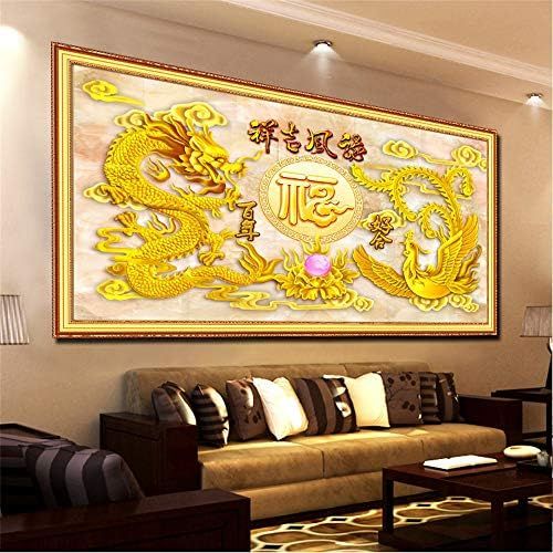  Brand: LucaSng LucaSng 5D Diamant Malerei Set Mosaik DIY Diamond Painting nach Zahlen Kreuzstich Stickbilder fuer Home Wall Decor (120 * 60cm)