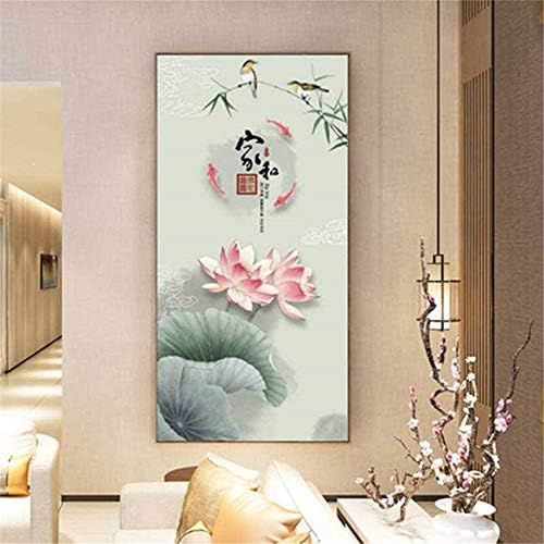  Brand: LucaSng LucaSng DIY 5D Diamant Painting Malerei Full Diamond Kit Kristall Malerei Voll Bohren Strass Stickerei Bilder Wohnzimmer Dekor Wand Aufkleber (60 * 110cm)