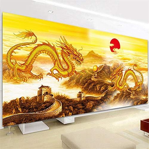  Brand: LucaSng LucaSng 5D Diamond Painting Double Dragon Full Drill, DIY Embroidery Painting Cross Stitch Diamond Decoration, Crystal Embroidery Cross Stitch Arts Craft Decor