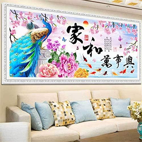  Brand: LucaSng LucaSng DIY 5D Diamant Malerei, Kristall Strass Stickerei Bilder DIY Diamond Painting fuer Home Wand-Decor (120 * 50cm)