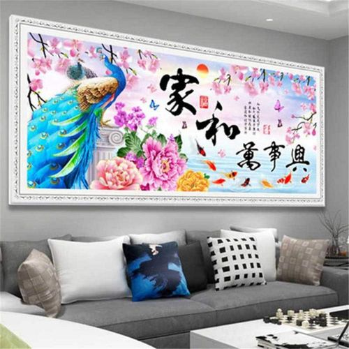  Brand: LucaSng LucaSng DIY 5D Diamant Malerei, Kristall Strass Stickerei Bilder DIY Diamond Painting fuer Home Wand-Decor (120 * 50cm)