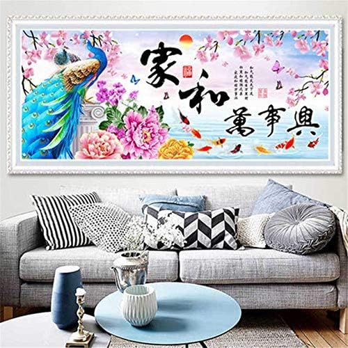  Brand: LucaSng LucaSng DIY 5D Diamant Malerei, Kristall Strass Stickerei Bilder DIY Diamond Painting fuer Home Wand-Decor (120 * 50cm)