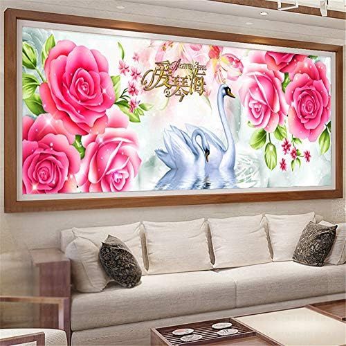  Brand: LucaSng LucaSng Diamond Painting Set, Beloved White Swan 5D Diamond Painting Set Full Embroidery Large Pictures DIY Diamonds Painting