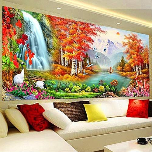  Brand: LucaSng LucaSng 5D Diamond Painting, Landscape Trees Waters, Cross Stitch Home Decoration, Crystal Paste Tool,Creative Christmas Fashion Glued Embroidery DIY Diamond Painting