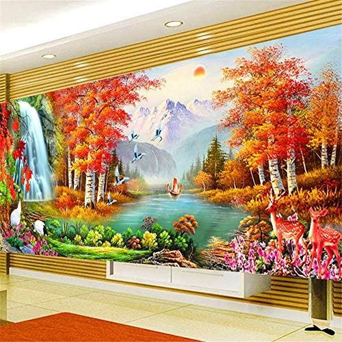  Brand: LucaSng LucaSng 5D Diamond Painting, Landscape Trees Waters, Cross Stitch Home Decoration, Crystal Paste Tool,Creative Christmas Fashion Glued Embroidery DIY Diamond Painting