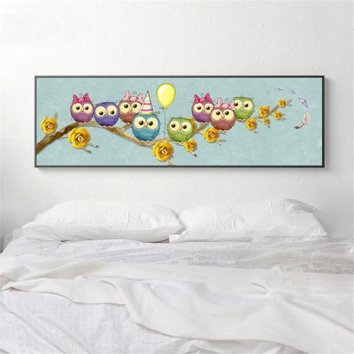  Brand: LucaSng LucaSng DIY 5D Diamond Painting Kits, Diamond Painting Cartoon Owl Rhinestone Embroidery Cross Stitch Arts Craft Decor for Living Room Nursery