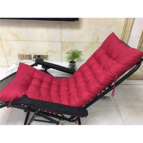  Brand: LucaSng LucaSng Rocking Chair Cushion Padded Seat Cushion High-Backed Cushion Long Armchair Headrest Recliner Chair Garden Lounge Mat Mattress