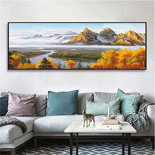  Brand: LucaSng LucaSng DIY 5D Diamond Painting, Full Drill Landscape Diamond Embroidery Painting Crystal Rhinestone Pictures Home Wall Decor, 180 x 60 cm