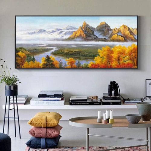  Brand: LucaSng LucaSng DIY 5D Diamond Painting, Full Drill Landscape Diamond Embroidery Painting Crystal Rhinestone Pictures Home Wall Decor, 180 x 60 cm