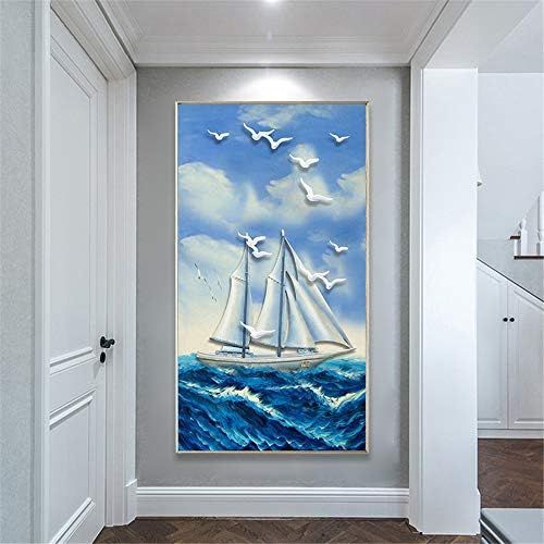  Brand: LucaSng LucaSng Diamond Painting Stift,Kreuz Stich Diamond Dekoration,Handgemachtes Klebebild Malerei,Wohnzimmer Dekor Wand Dufkleber,Super Vaule Diamant (80x150cm)