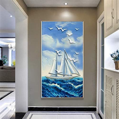  Brand: LucaSng LucaSng Diamond Painting Stift,Kreuz Stich Diamond Dekoration,Handgemachtes Klebebild Malerei,Wohnzimmer Dekor Wand Dufkleber,Super Vaule Diamant (80x150cm)