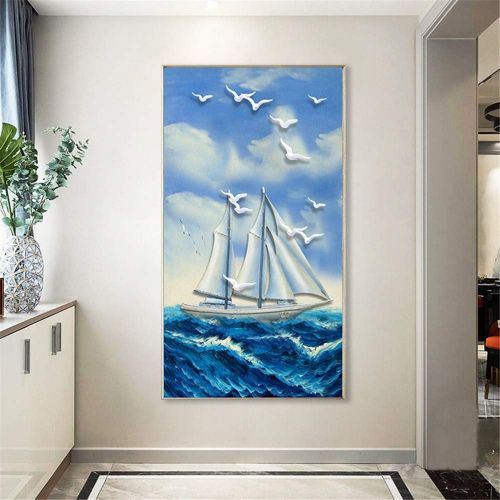  Brand: LucaSng LucaSng Diamond Painting Stift,Kreuz Stich Diamond Dekoration,Handgemachtes Klebebild Malerei,Wohnzimmer Dekor Wand Dufkleber,Super Vaule Diamant (80x150cm)