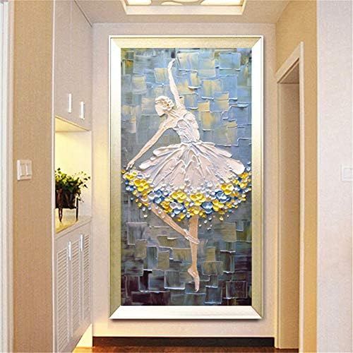  Brand: LucaSng LucaSng DIY 5D Diamant Painting Full Drill Set, Diamond Painting Ballettmadchen Strass Malerei Handgemachte Wanddekoration fuer Wohnzimmer Schlafzimmer (70 x 140 cm)