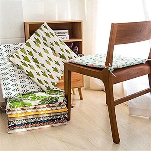  Brand: LucaSng LucaSng Set of 4 Chair Cushions 40 x 40 cm - Comfortable 2.5 cm Cushion for Chair and Bench Padded seat cushion chair for your dining room chairs and benches - seat padding, p, 40