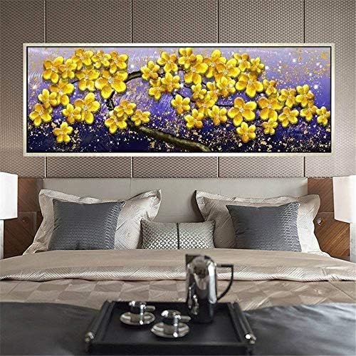  Brand: LucaSng LucaSng DIY 5D Diamond Painting Full Drill Crystal Rhinestone Embroidery Full Large Pictures Gold Tree Diamond Painting for Living Room Decor