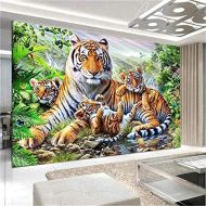 Brand: LucaSng LucaSng 5D Diamond Painting Tiger Rhinestone Hand Crafts Painting DIY Mosaic Picture Crafts Home Decor
