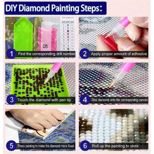  Brand: LucaSng LucaSng DIY 5D Diamond Painting Kits for Adults Full Drill Tiger Diamond Paintings Canvas Wall Art Decor Cross Stitch Crafts for Home Decor (180 x 70 cm)