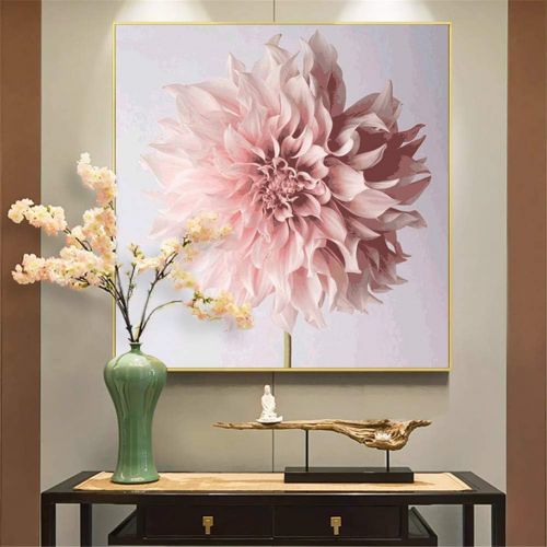  Brand: LucaSng LucaSng DIY 5D Diamond Painting Set Flowers Chrysanthemum Full Crystal Rhinestone Embroidery Painting By Numbers Diamond Wall Art Craft Decor Living Room, 50 x 50 cm