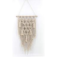 Brand: LucaSng LucaSng Macrame Wall Hanging Boho Art Woven Tapestries Cotton Handmade Decorative for Living Room Decoration