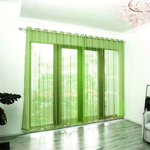  Brand: LucaSng LucaSng Set of 2 Translucent Curtains with Eyelets Transparent Decorative Curtain for Living Room Childrens Bedroom