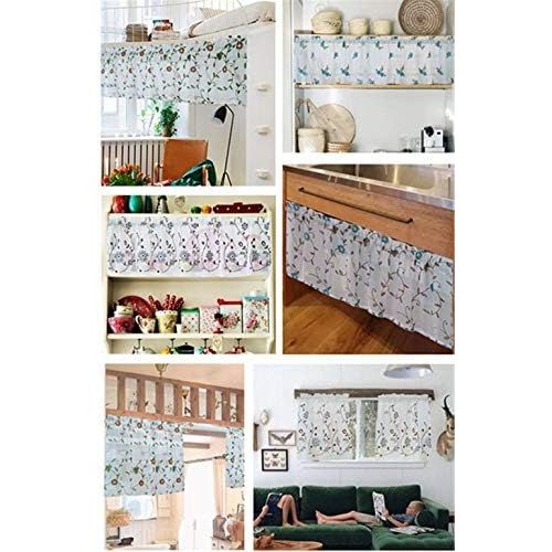  Brand: LucaSng LucaSng Roman Blind with Tab Top Curtains Voile Transparent Tab-Top Curtain Decoration for Living Room Bedroom Study Room 1PC