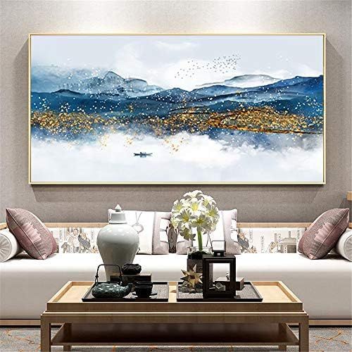  Brand: LucaSng LucaSng 5D DIY Picture Diamond Decoration -Painting Diamonds - DIY Resin Cross Stitch Decoration Home Living Room Mountain Water Landscape