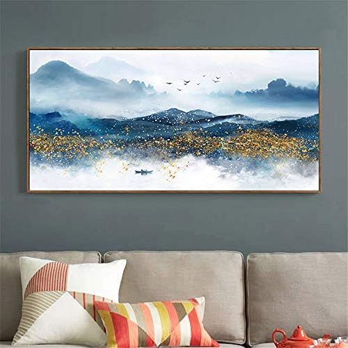  Brand: LucaSng LucaSng 5D DIY Picture Diamond Decoration -Painting Diamonds - DIY Resin Cross Stitch Decoration Home Living Room Mountain Water Landscape