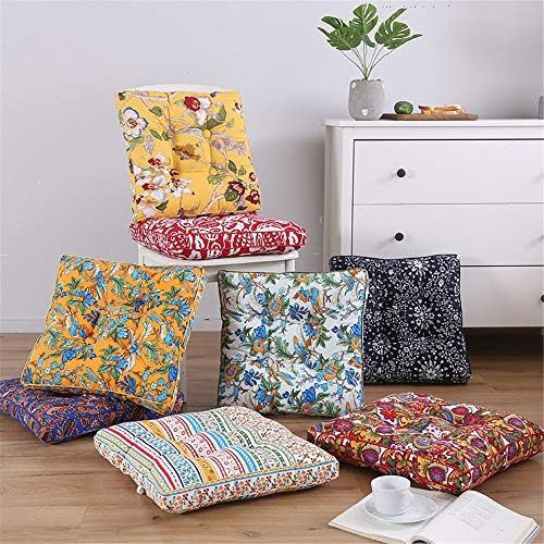  Brand: LucaSng LucaSng 1PC Seat Cushion Seat Cushion Garden Cushion Cotton and Linen Seat Cushion for Indoor and Outdoor Use, Style 4, 45 x 45 cm