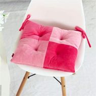 Brand: LucaSng LucaSng Set of 2 Chair Cushions with Ties 40 x 40 x 10 cm Garden Chair Cushion Seat Pad Floor Cushion, Style E, 40 x 40 cm
