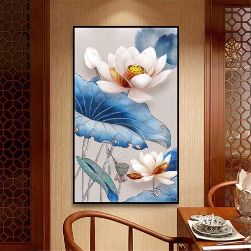  Brand: LucaSng LucaSng Diamond Painting Set Full Glitter Floral Diamond Painting Handmade Adhesive Painting Crystal Embroidery Cross Stitch Arts Craft Decor