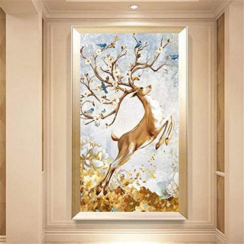  Brand: LucaSng LucaSng DIY 5D Diamond Painting Set Full Drill Crystal Rhinestone Embroidery Diamonds Painting Decoration Wall Art for Home Wall Decor, 60 x 105 cm