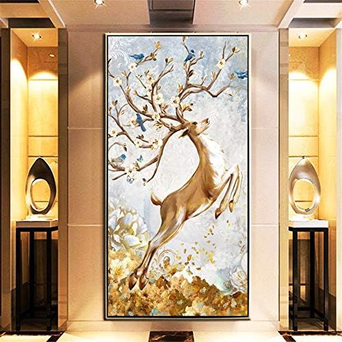  Brand: LucaSng LucaSng DIY 5D Diamond Painting Set Full Drill Crystal Rhinestone Embroidery Diamonds Painting Decoration Wall Art for Home Wall Decor, 60 x 105 cm