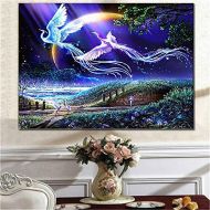 Brand: LucaSng LucaSng 5D DIY Diamond Painting Starry Sky Birds Diamond Painting Set Mosaic by Numbers Cross Stitch Embroidery Pictures Handicraft Wall Deocr for Home Wall, 60 x 90 cm