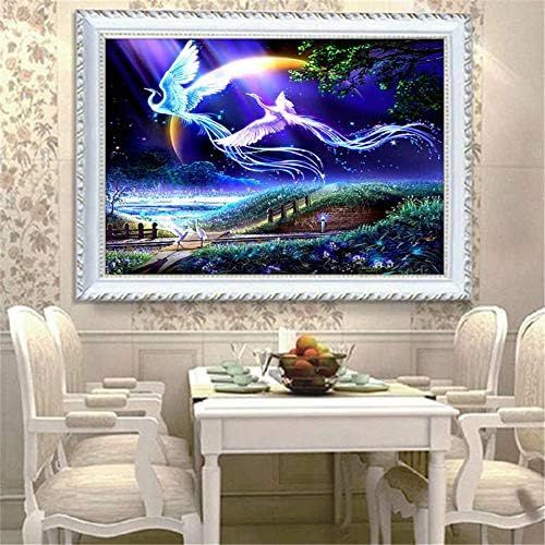  Brand: LucaSng LucaSng 5D DIY Diamond Painting Starry Sky Birds Diamond Painting Set Mosaic by Numbers Cross Stitch Embroidery Pictures Handicraft Wall Deocr for Home Wall, 60 x 90 cm