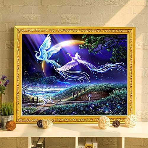  Brand: LucaSng LucaSng 5D DIY Diamond Painting Starry Sky Birds Diamond Painting Set Mosaic by Numbers Cross Stitch Embroidery Pictures Handicraft Wall Deocr for Home Wall, 60 x 90 cm