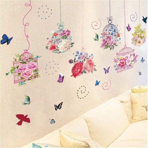  Brand: LucaSng LucaSng Wandtattoo, Wandsticker als Wanddekoration fuer Schlafzimmer Wohnzimmer Kinderzimmer, Kunst DIY Wohnkultur Wandaufkleber Wandbilder fuer Windows Tuer Kabinett Glas Moebel (Stil