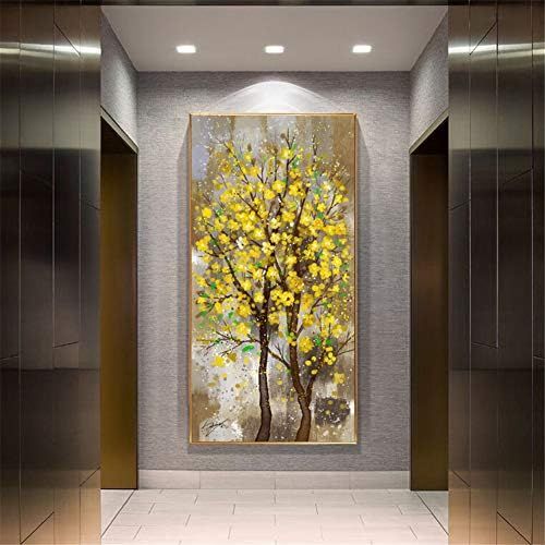  Brand: LucaSng LucaSng 5D DIY Diamond Painting Kit, Full Drill Flower Tree Diamond Painting Set, Large Crystal Rhinestone Cross Stitch Embroidery Wall Art Decoration, 50 x 100 cm