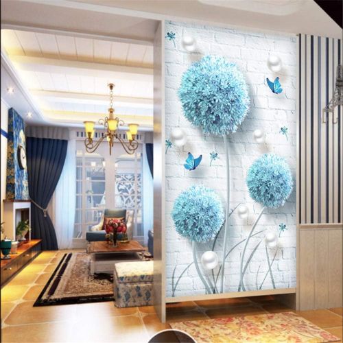  Brand: LucaSng LucaSng 5D Diamond Painting, DIY Diamond Painting, Dandelion Hydrangea Flowers, Crystal Rhinestone Embroidery Wall Decoration for Living Room Bedroom, 60 x 100 cm