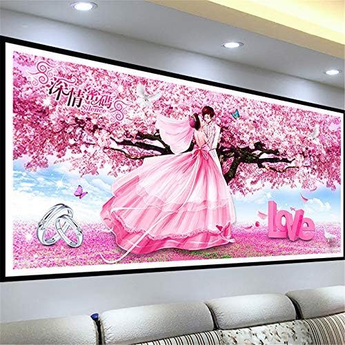  Brand: LucaSng LucaSng DIY 5D Diamond Painting, Crystal Rhinestone Embroidery Large Pictures Painting with Diamonds, Art Crafts for Home Wall Decor Full Drill - Love